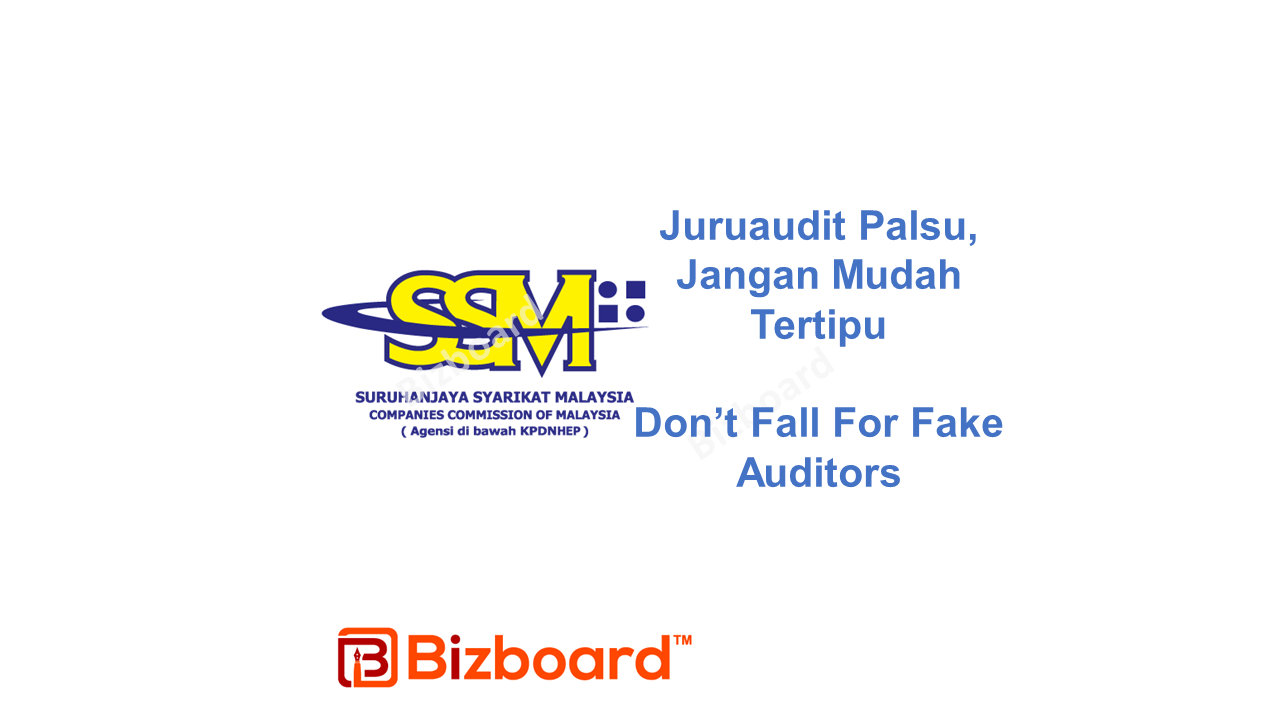 Don T Fall For Fake Auditors Corporate Services In Malaysia Secretarial Services Corporate Advisory Corporate Recovery Restructuring